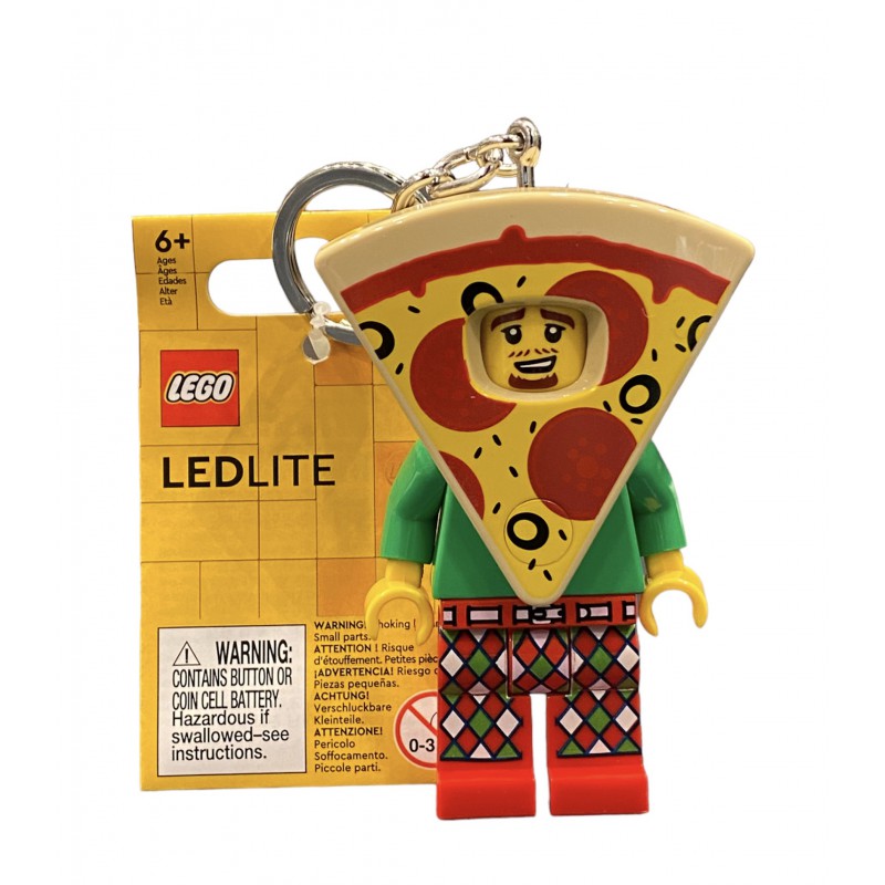 Portachiavi Con Torcia LEGO Pizza - Oggettivamente