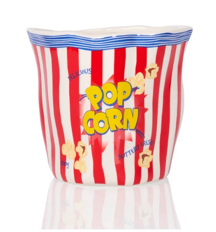 Porta Pop Corn in ceramica - immagine 2